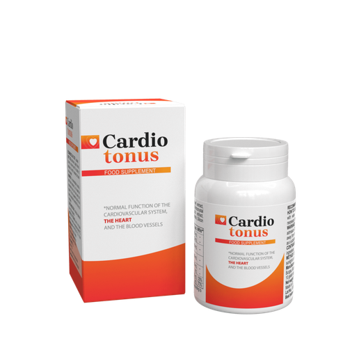 Cardiotonus — харчова добавка для серцево-судинного здоров'я, упаковка продукту